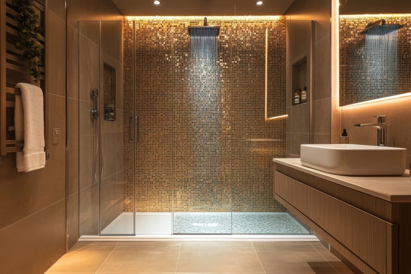 Bathroom with Large-Format Tiles