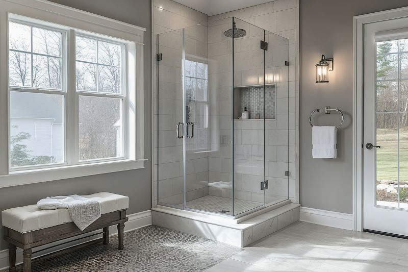 Walk-in Shower with Glass Walls